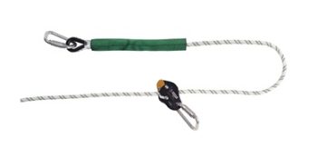 MSA WORK POSITIONING LANYARD WITH ALUMINIUM ROPE GRAB ADJUSTER – Excelsafe